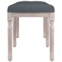 Banco de terciopelo gris oscuro 110x40x49 cm de vidaXL, Bancos - Ref: Foro24-344454, Precio: 84,43 €, Descuento: %