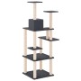 Rascador para gatos con postes de sisal gris oscuro 153 cm de vidaXL, Mobiliario para gatos - Ref: Foro24-171638, Precio: 52,...