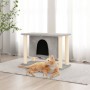 Rascador para gatos con postes de sisal gris claro 190 cm de vidaXL, Mobiliario para gatos - Ref: Foro24-171658, Precio: 57,9...
