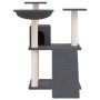Rascador para gatos con postes de sisal gris oscuro 83 cm de vidaXL, Mobiliario para gatos - Ref: Foro24-171653, Precio: 51,9...