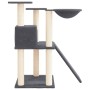 Rascador para gatos con postes de sisal gris oscuro 83 cm de vidaXL, Mobiliario para gatos - Ref: Foro24-171653, Precio: 51,9...