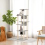 Rascador para gatos con postes de sisal gris claro 169 cm de vidaXL, Mobiliario para gatos - Ref: Foro24-171673, Precio: 114,...