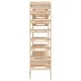 Solid pine wood wine rack 109.5x30x107.5 cm by vidaXL, Wine racks - Ref: Foro24-822536, Price: 125,24 €, Discount: %
