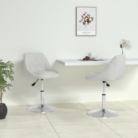Sillas de comedor 2 unidades cuero sintético blanco en Sillas de comedor | Comprar online en Foru.es