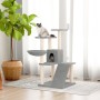 Rascador para gatos con postes de sisal gris claro 94 cm de vidaXL, Mobiliario para gatos - Ref: Foro24-171703, Precio: 49,97...