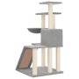 Rascador para gatos con postes de sisal gris claro 94 cm de vidaXL, Mobiliario para gatos - Ref: Foro24-171703, Precio: 49,97...