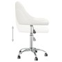 Silla de oficina giratoria de cuero sintético blanco en Sillas de oficina | Comprar online en Foru.es