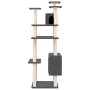 Rascador para gatos con postes de sisal gris oscuro 162 cm de vidaXL, Mobiliario para gatos - Ref: Foro24-171635, Precio: 64,...