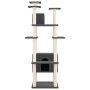 Rascador para gatos con postes de sisal gris oscuro 162 cm de vidaXL, Mobiliario para gatos - Ref: Foro24-171635, Precio: 64,...