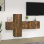 Set de muebles de TV 3 pzas madera contrachapada roble ahumado de vidaXL, Muebles TV - Ref: Foro24-3120224, Precio: 84,49 €, ...
