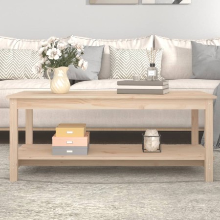 Mesa de centro de madera maciza de pino 110x55x45 cm de vidaXL, Mesas de centro - Ref: Foro24-822272, Precio: 93,67 €, Descue...