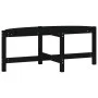 Mesa de centro de madera maciza de pino negro 118x63x45 cm de vidaXL, Mesas de centro - Ref: Foro24-822321, Precio: 51,95 €, ...
