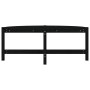 Mesa de centro de madera maciza de pino negro 118x63x45 cm de vidaXL, Mesas de centro - Ref: Foro24-822321, Precio: 51,95 €, ...