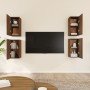 Muebles TV 4 uds madera contrachapada marrón roble 30,5x30x60cm de vidaXL, Muebles TV - Ref: Foro24-3120328, Precio: 95,65 €,...