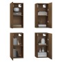 Muebles TV 4 uds madera contrachapada marrón roble 30,5x30x60cm de vidaXL, Muebles TV - Ref: Foro24-3120328, Precio: 95,65 €,...