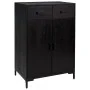Zapatero de madera maciza de pino negro 75x40x110 cm de vidaXL, Zapateros y organizadores de calzado - Ref: Foro24-349934, Pr...