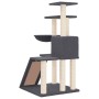 Rascador para gatos con postes de sisal gris oscuro 94 cm de vidaXL, Mobiliario para gatos - Ref: Foro24-171704, Precio: 53,4...