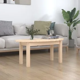 Mesa de centro de madera maciza de pino 80x40x35 cm de vidaXL, Mesas de centro - Ref: Foro24-822347, Precio: 41,94 €, Descuen...