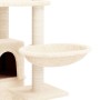 Rascador para gatos con postes de sisal crema 175 cm de vidaXL, Mobiliario para gatos - Ref: Foro24-171684, Precio: 91,71 €, ...