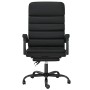 Silla de oficina reclinable masaje cuero sintético negro de vidaXL, Sillas de oficina - Ref: Foro24-349727, Precio: 117,81 €,...