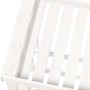 Soporte para leña de exterior madera pino blanco 108x52x74 cm de vidaXL, Bolsas y soportes de leña - Ref: Foro24-822632, Prec...