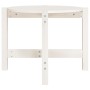 Mesa de centro de madera maciza de pino blanco 62,5x45 cm de vidaXL, Mesas de centro - Ref: Foro24-822303, Precio: 44,53 €, D...