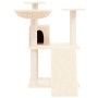 Rascador para gatos con postes de sisal color crema 83 cm de vidaXL, Mobiliario para gatos - Ref: Foro24-171651, Precio: 46,8...