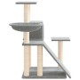 Rascador para gatos con postes de sisal gris claro 82 cm de vidaXL, Mobiliario para gatos - Ref: Foro24-171661, Precio: 50,26...