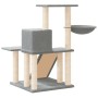 Rascador para gatos con postes de sisal gris claro 82 cm de vidaXL, Mobiliario para gatos - Ref: Foro24-171661, Precio: 50,26...