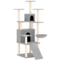 Rascador para gatos con postes de sisal gris claro 154 cm de vidaXL, Mobiliario para gatos - Ref: Foro24-171691, Precio: 73,6...
