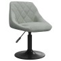 Sillas de comedor giratorias 2 uds de terciopelo gris claro en Sillas de comedor | Comprar online en Foru.es