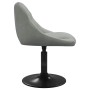Sillas de comedor giratorias 2 uds de terciopelo gris claro en Sillas de comedor | Comprar online en Foru.es