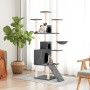 Rascador para gatos con postes de sisal gris oscuro 175 cm de vidaXL, Mobiliario para gatos - Ref: Foro24-171686, Precio: 91,...