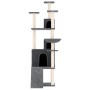 Rascador para gatos con postes de sisal gris oscuro 175 cm de vidaXL, Mobiliario para gatos - Ref: Foro24-171686, Precio: 91,...