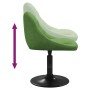 Sillas de comedor giratorias 2 unidades terciopelo verde claro en Sillas de comedor | Comprar online en Foru.es