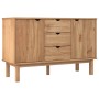 Aparador OTTA madera maciza pino 113,5x43x73 cm de vidaXL, Aparadores - Ref: Foro24-348591, Precio: 163,37 €, Descuento: %