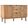 OTTA sideboard solid pine wood 113.5x43x73 cm by vidaXL, Sideboards - Ref: Foro24-348591, Price: 159,48 €, Discount: %