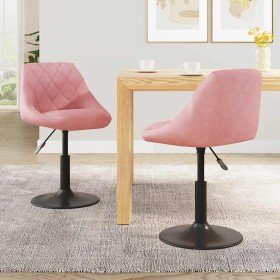 Sillas de comedor giratorias 2 unidades terciopelo rosa en Sillas de comedor | Comprar online en Foru.es