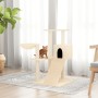 Rascador para gatos con postes de sisal color crema 82 cm de vidaXL, Mobiliario para gatos - Ref: Foro24-171666, Precio: 53,8...