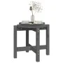Mesa de centro de madera maciza de pino gris Ø52,5x45 cm de vidaXL, Mesas de centro - Ref: Foro24-822309, Precio: 28,70 €, De...