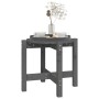 Mesa de centro de madera maciza de pino gris Ø52,5x45 cm de vidaXL, Mesas de centro - Ref: Foro24-822309, Precio: 28,70 €, De...