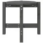 Mesa de centro de madera maciza de pino gris Ø52,5x45 cm de vidaXL, Mesas de centro - Ref: Foro24-822309, Precio: 28,70 €, De...
