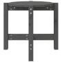 Mesa de centro de madera maciza de pino gris Ø52,5x45 cm de vidaXL, Mesas de centro - Ref: Foro24-822309, Precio: 28,70 €, De...
