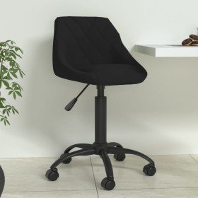 Silla de comedor de terciopelo negro en Sillas de comedor | Comprar online en Foru.es