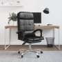 Silla de oficina reclinable masaje cuero sintético negro de vidaXL, Sillas de oficina - Ref: Foro24-349707, Precio: 114,28 €,...
