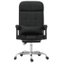Silla de oficina reclinable masaje cuero sintético negro de vidaXL, Sillas de oficina - Ref: Foro24-349707, Precio: 114,28 €,...