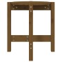 Mesa de centro de madera maciza de pino marrón miel Ø42,5x45 cm de vidaXL, Mesas de centro - Ref: Foro24-822315, Precio: 24,6...