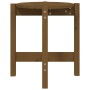 Mesa de centro de madera maciza de pino marrón miel Ø42,5x45 cm de vidaXL, Mesas de centro - Ref: Foro24-822315, Precio: 24,6...