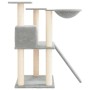 Rascador para gatos con postes de sisal gris claro 83 cm de vidaXL, Mobiliario para gatos - Ref: Foro24-171652, Precio: 44,81...