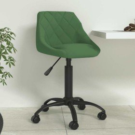 Silla de comedor de terciopelo verde oscuro en Sillas de comedor | Comprar online en Foru.es